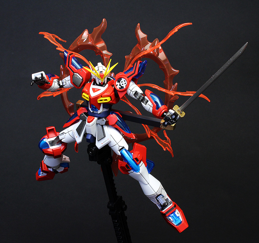 Bandai Hgbf Kamiki Burning Gundam